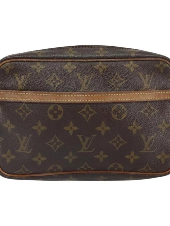 LOUIS VUITTON Monogram Compiegne 23 Clutch Bag M51847 LV Auth - Picture 2 of 16